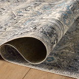 Loloi Mika Grey / Blue Rug RUGS - synthetic Loloi