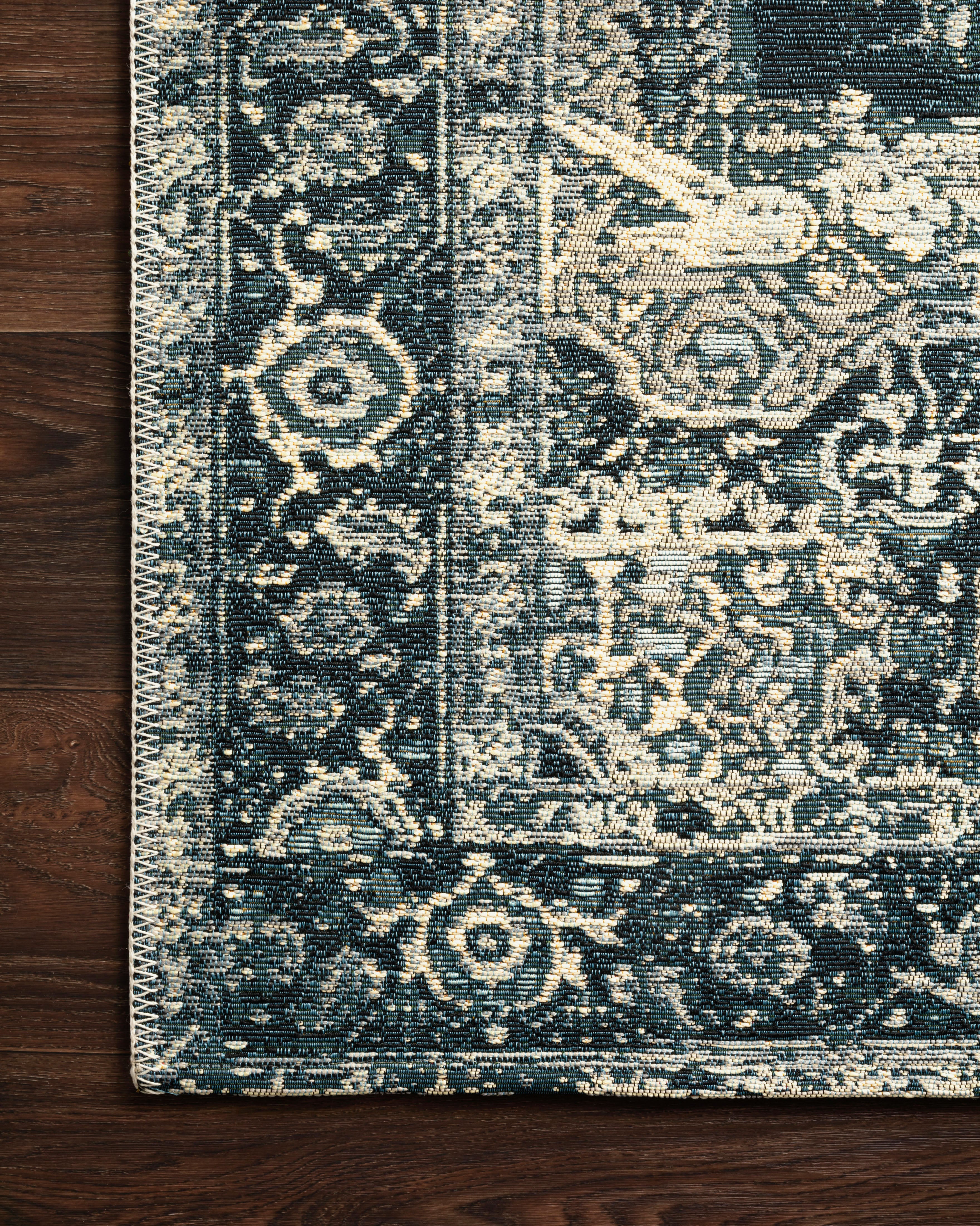 Loloi Mika Dk Blue Rug RUGS - synthetic Loloi
