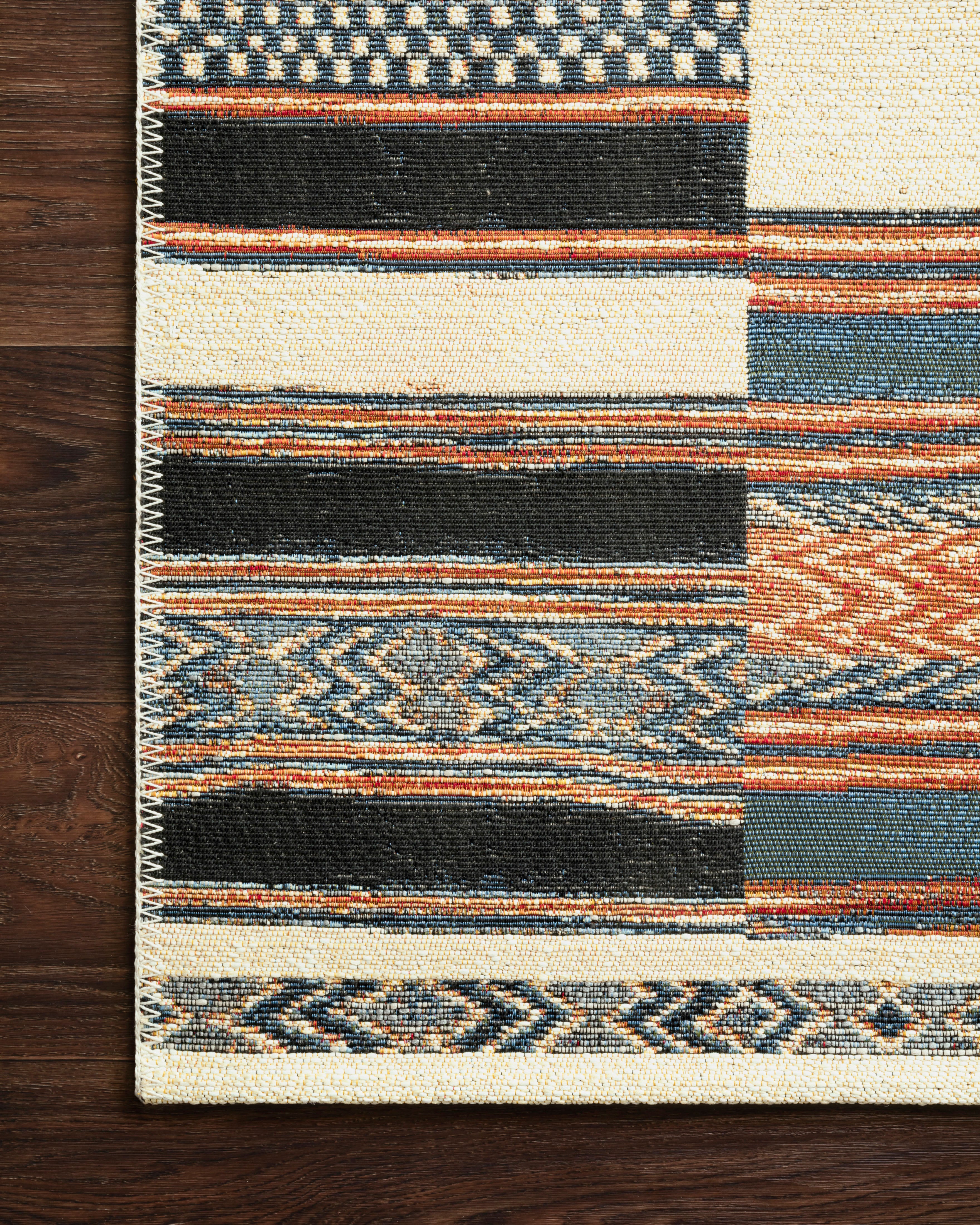Loloi Mika Ivory / Multi Rug RUGS - synthetic Loloi