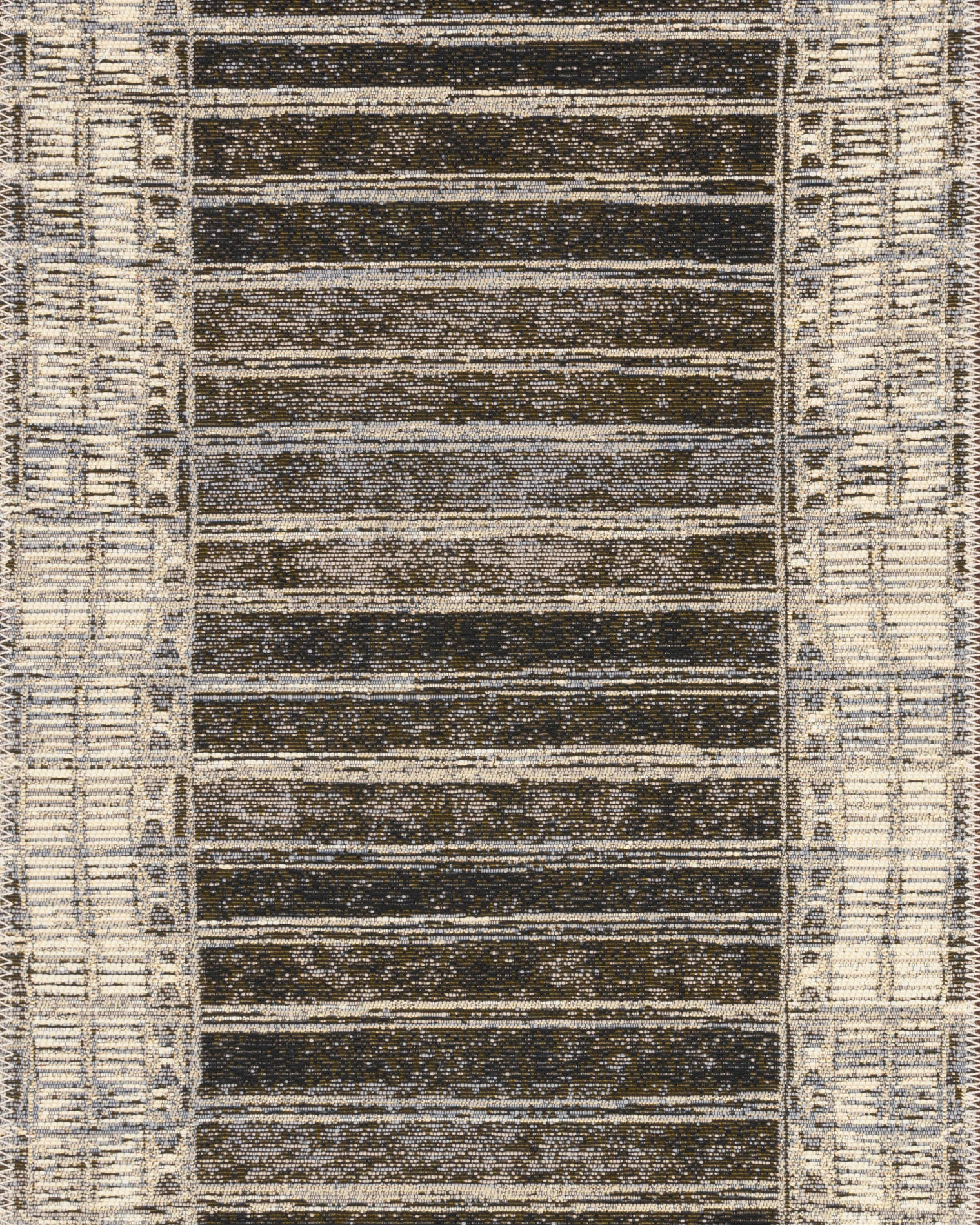 Loloi Mika Charcoal / Ivory Rug RUGS - synthetic Loloi