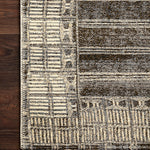 Loloi Mika Charcoal / Ivory Rug RUGS - synthetic Loloi