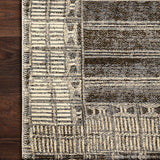 Loloi Mika Charcoal / Ivory Rug RUGS - synthetic Loloi