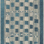 Loloi Mika Blue / Ivory Rug RUGS - synthetic Loloi