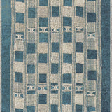 Loloi Mika Blue / Ivory Rug RUGS - synthetic Loloi