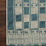 Loloi Mika Blue / Ivory Rug RUGS - synthetic Loloi