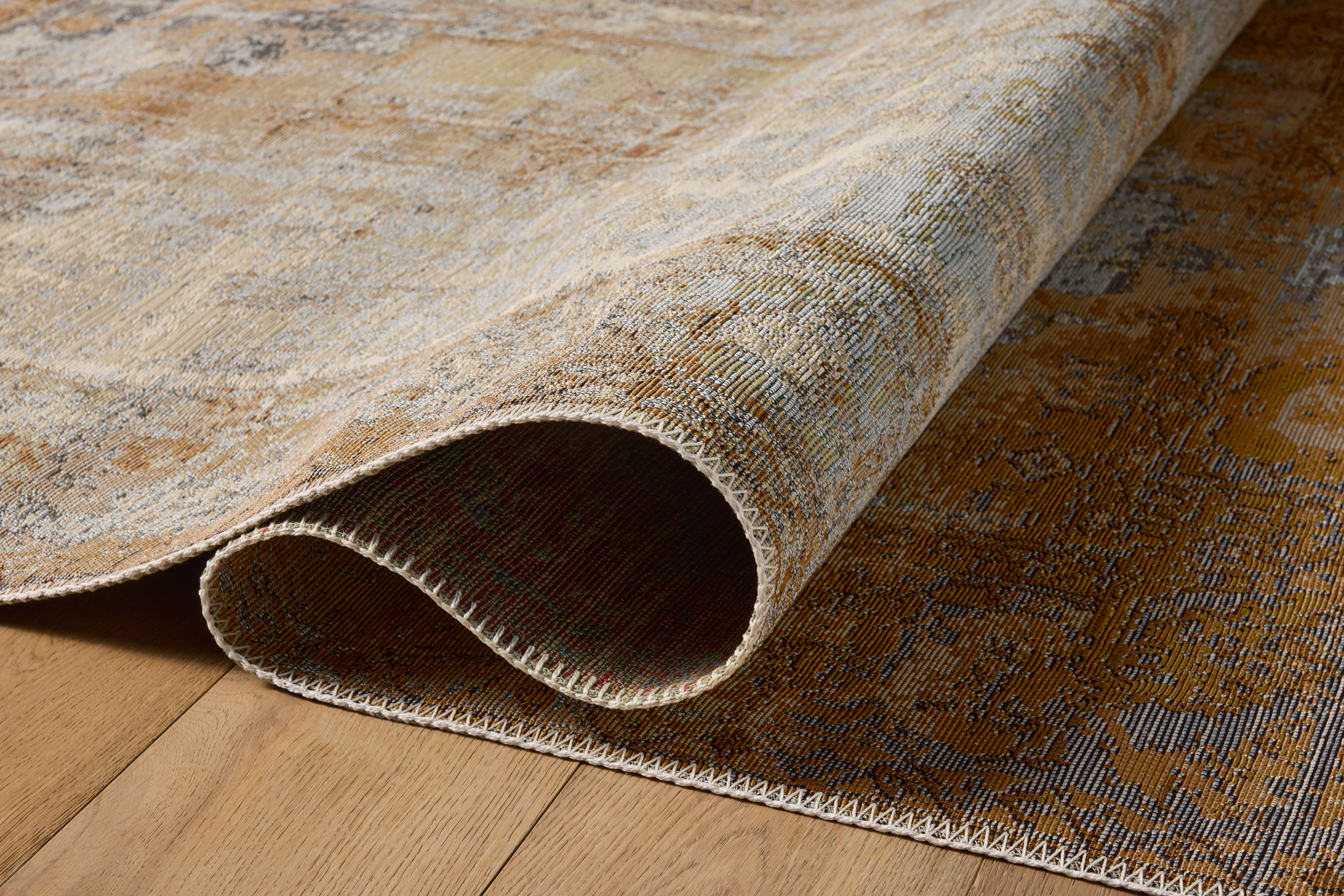 Loloi Mika Ant. Ivory / Copper Rug RUGS - synthetic Loloi