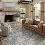Joanna Gaines x Loloi Millie Blue / Multi Rug RUGS - synthetic Loloi