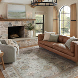 Joanna Gaines x Loloi Millie Sky / Gold Rug RUGS - synthetic Loloi