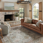 Magnolia Home by Joanna Gaines x Loloi Millie Sky / Gold Rug 0-patterned rugs Loloi