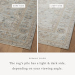 Joanna Gaines x Loloi Millie Sky / Gold Rug RUGS - synthetic Loloi