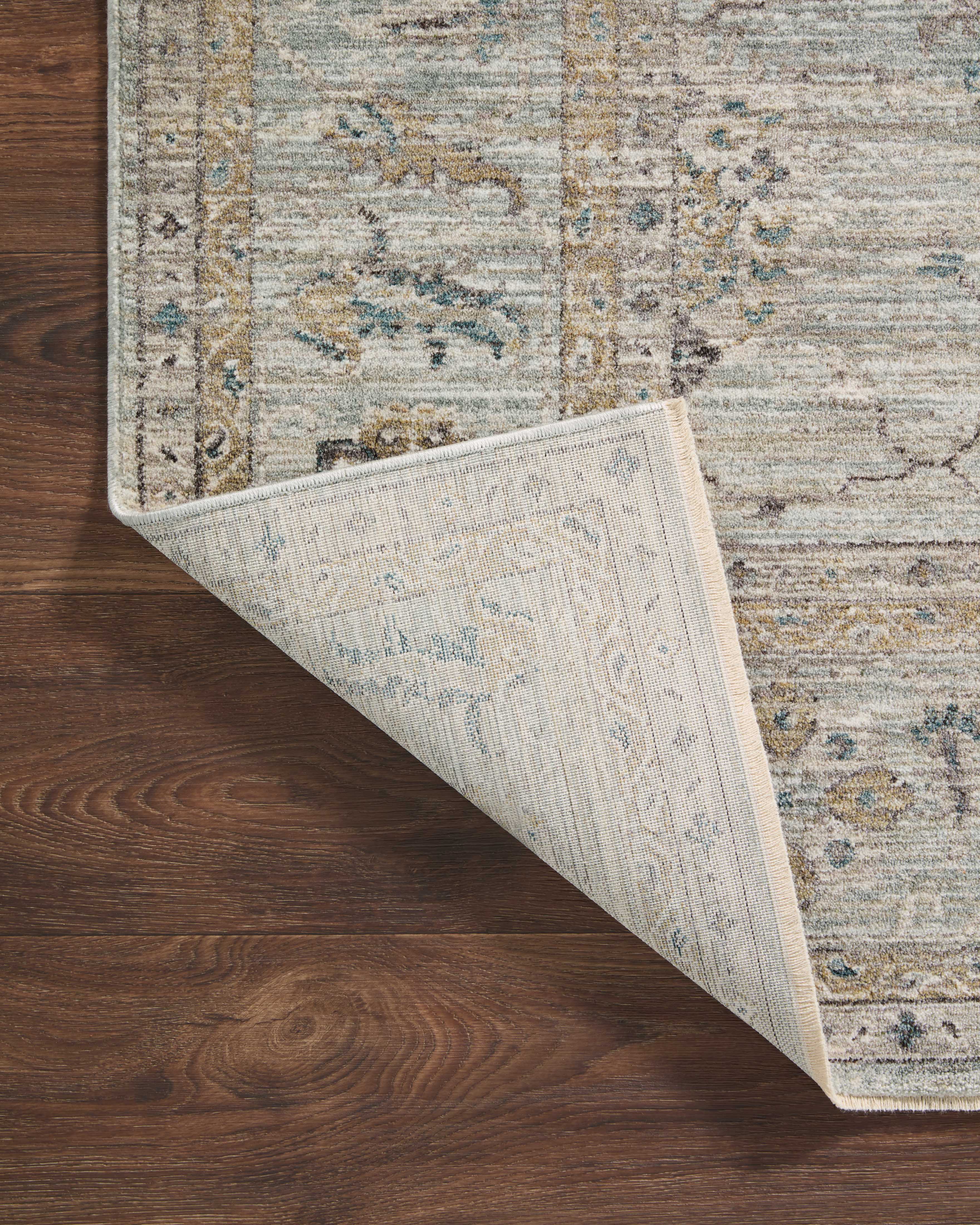 Magnolia Home by Joanna Gaines x Loloi Millie Sky / Gold Rug 0-patterned rugs Loloi