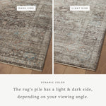 Joanna Gaines x Loloi Millie Charcoal / Dove Rug RUGS - synthetic Loloi