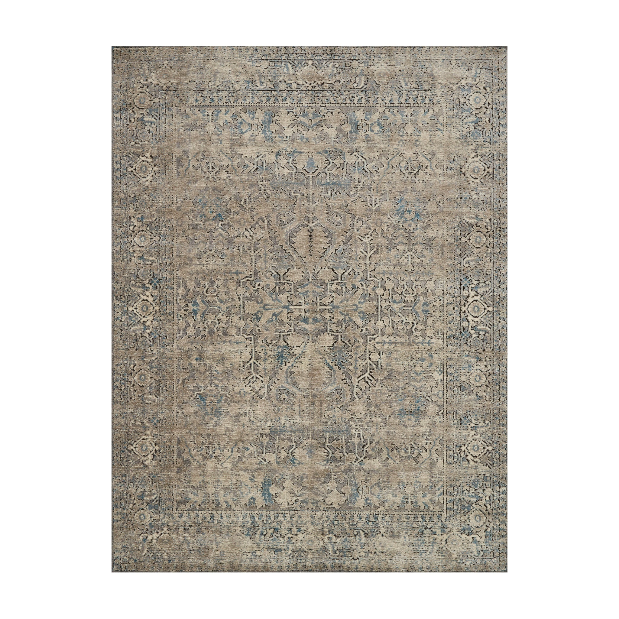 Loloi Millennium Grey / Stone Rug RUGS - synthetic Loloi 18" x 18"