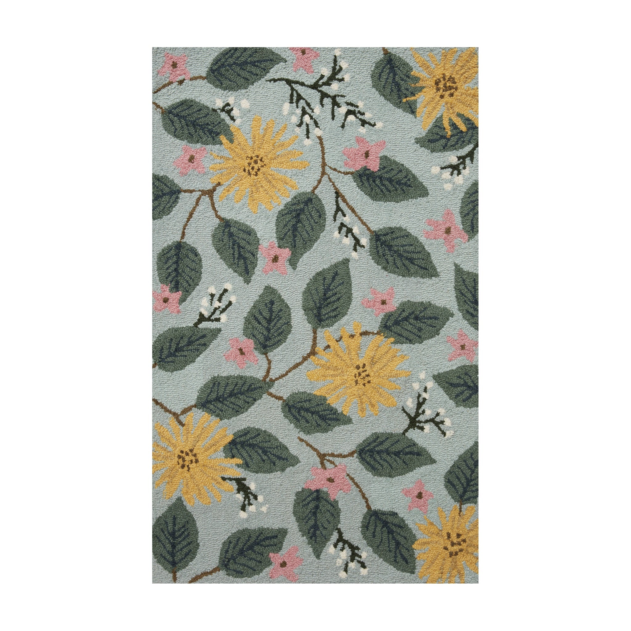 Rifle Paper Co. x Loloi Minnie Lt. Blue Rug RUGS - wool Loloi 2'3" x 3'9"