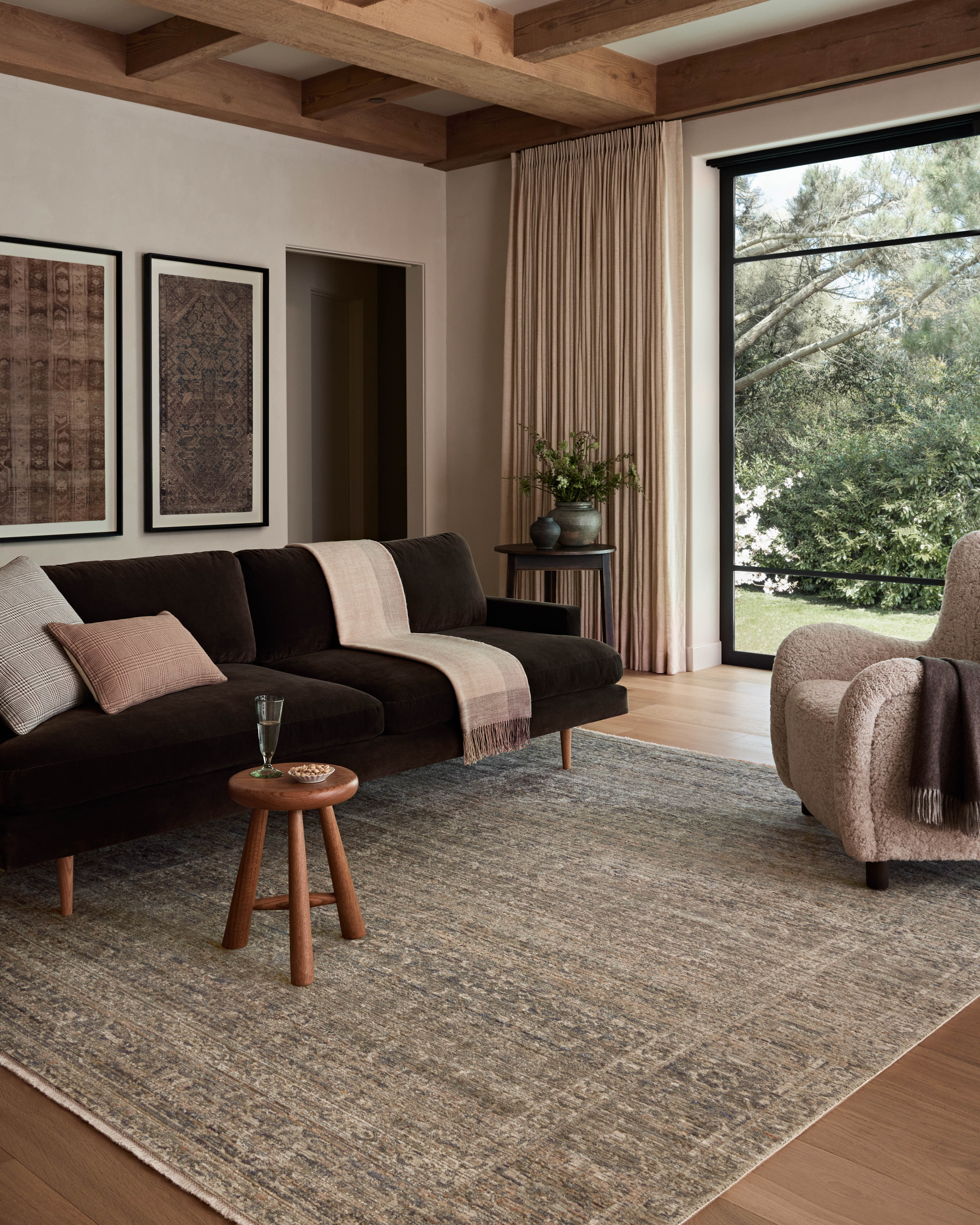 IN STORE - Amber Lewis x Loloi Molly Navy / Blush Rug IN STORE - Rugs Loloi