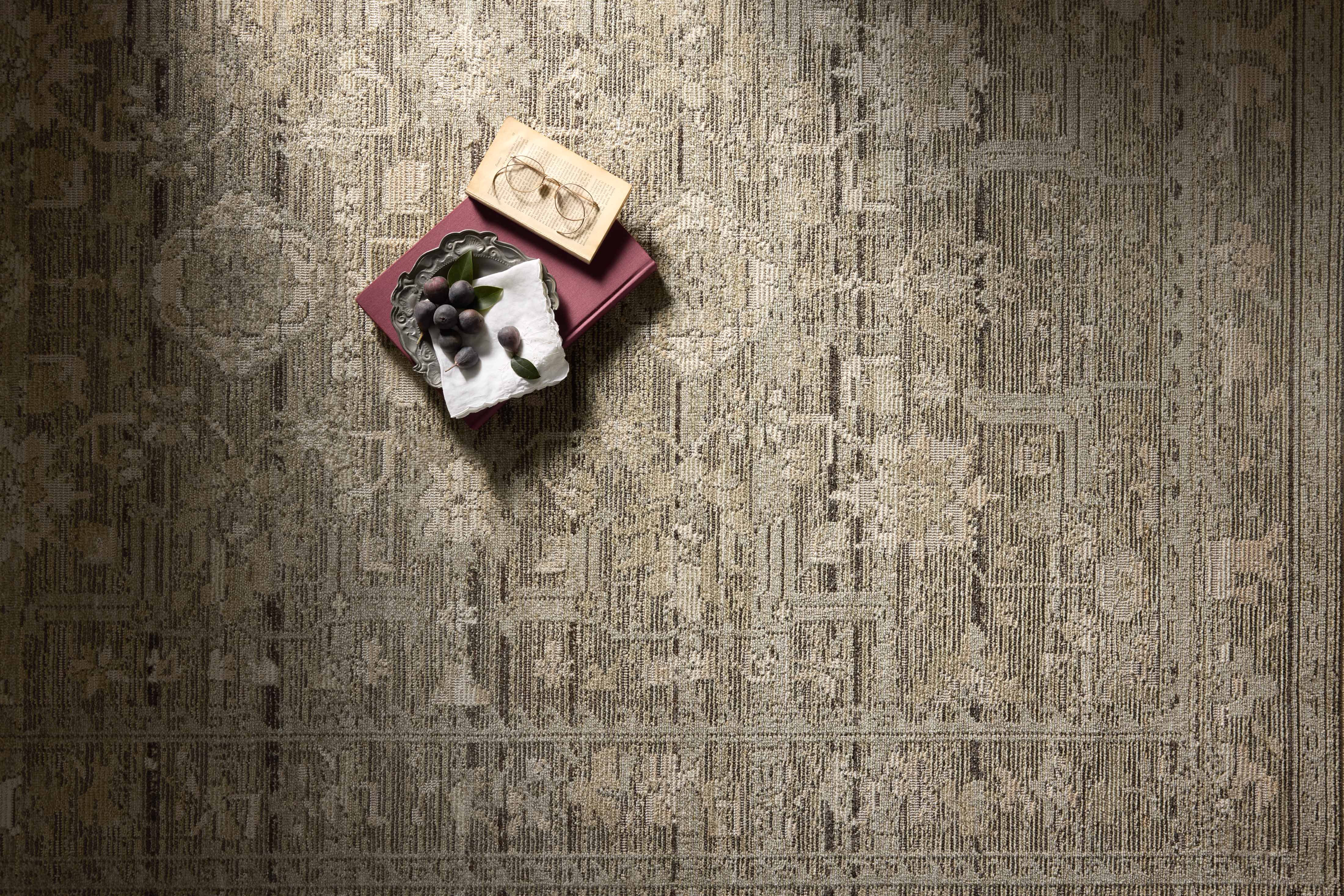 Loloi Milena Sage / Ivory Rug RUGS - synthetic Loloi 18" x 18"