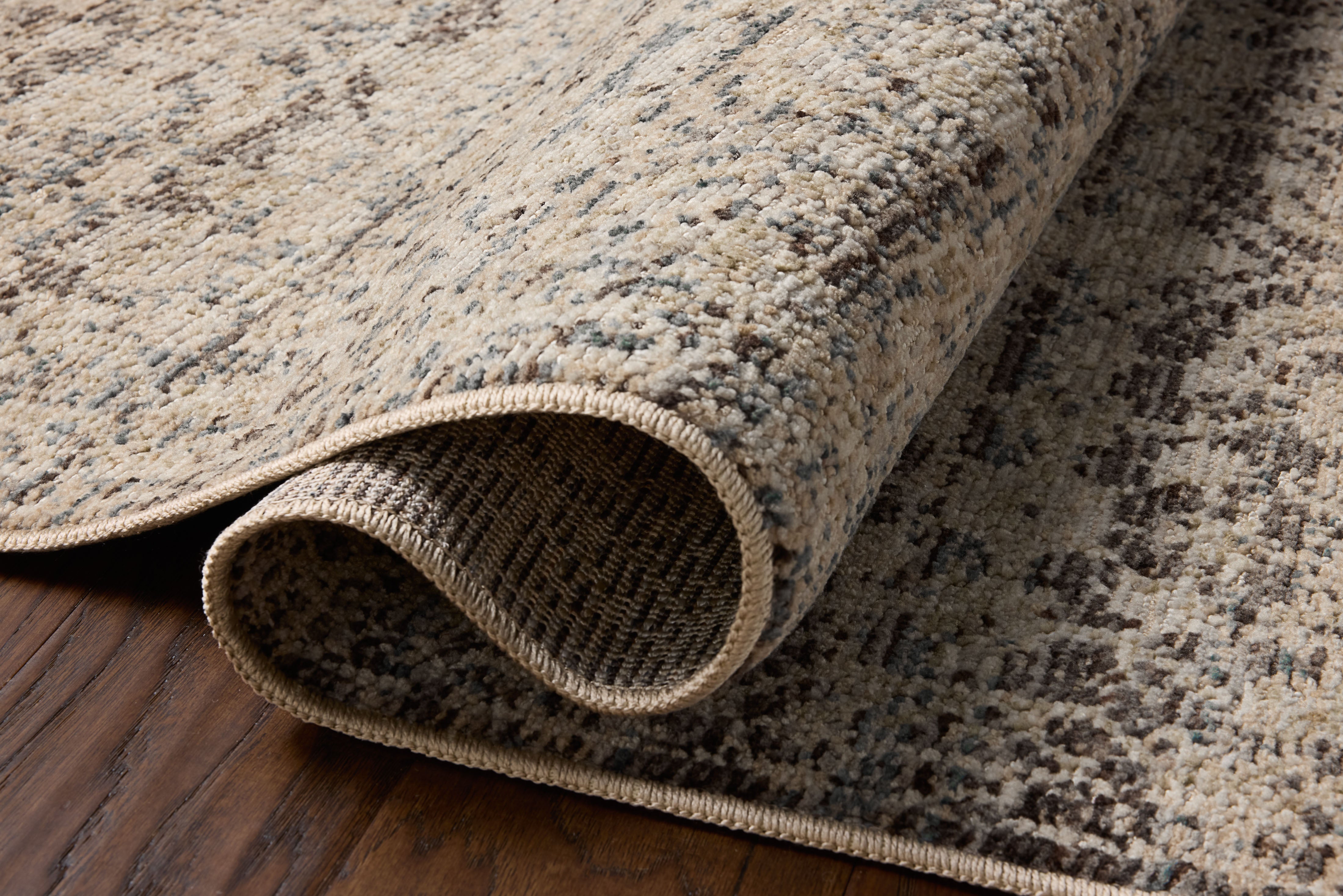 Loloi Milena Linen / Midnight Rug RUGS - synthetic Loloi