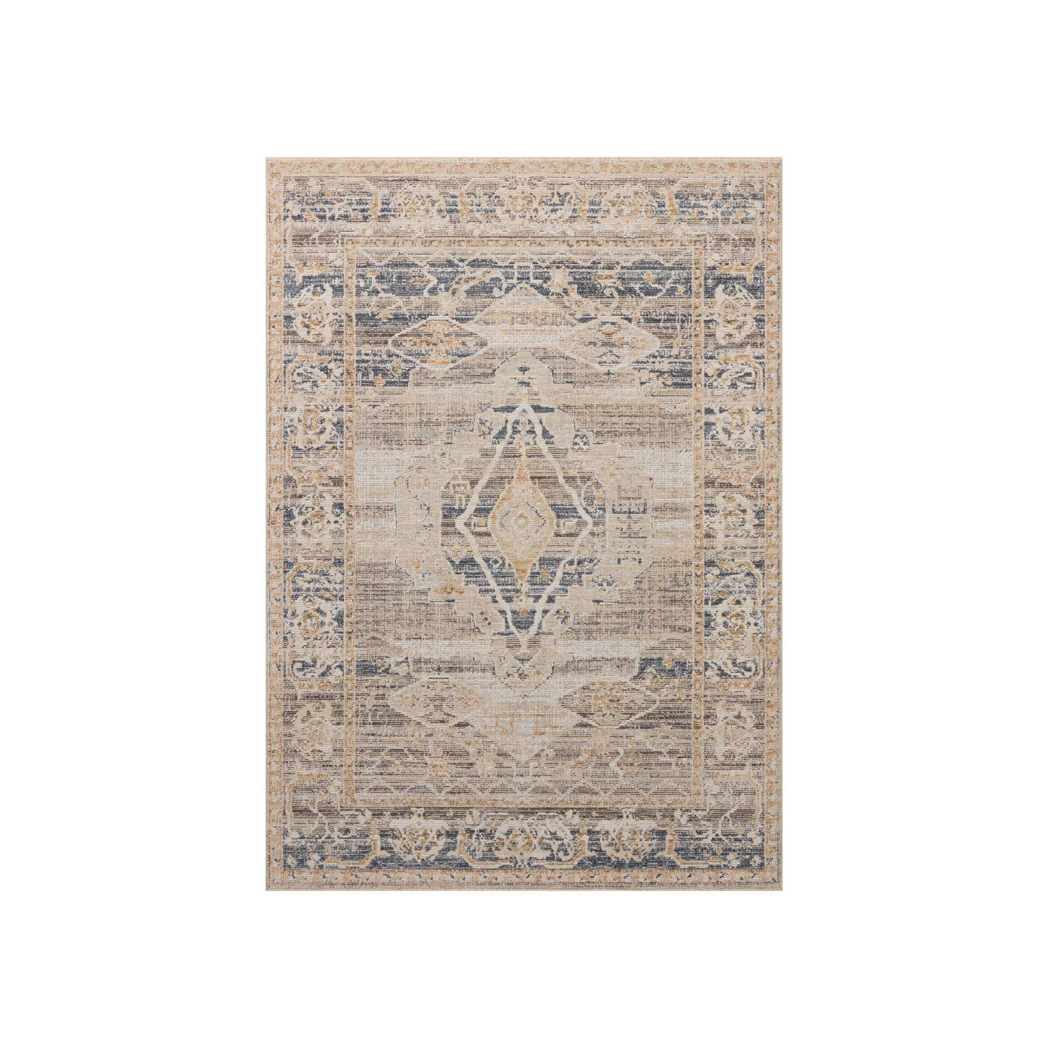 Loloi Milena Natural / Ivory Rug RUGS - synthetic Loloi 18" x 18"