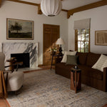 Loloi Milena Charcoal / Apricot Rug RUGS - synthetic Loloi