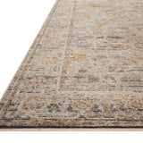Loloi Milena Charcoal / Apricot Rug RUGS - synthetic Loloi