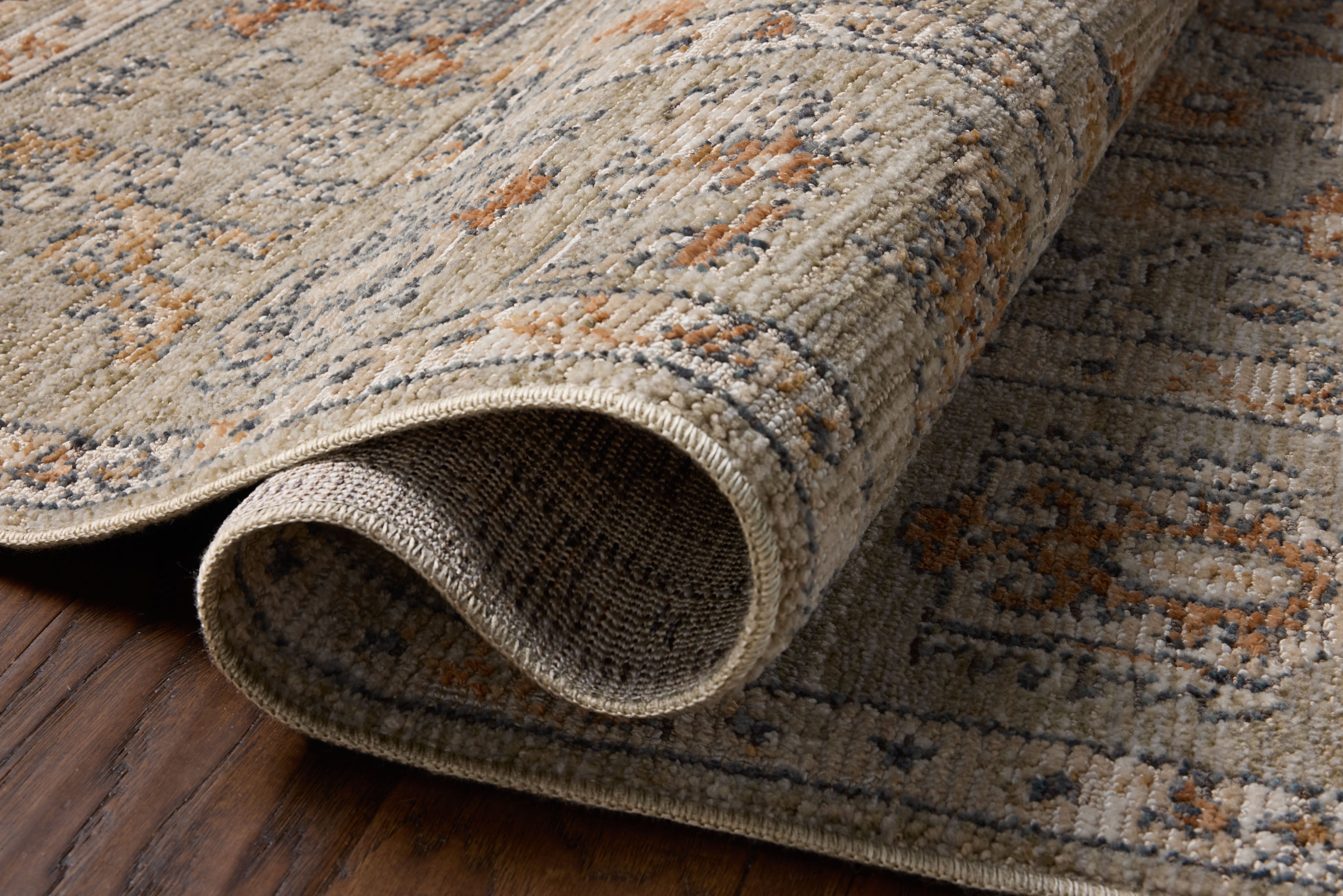 Loloi Milena Sage / Multi Rug RUGS - synthetic Loloi 18" x 18"