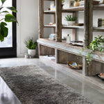 Loloi Mila Shag Charcoal Rug RUGS - synthetic Loloi