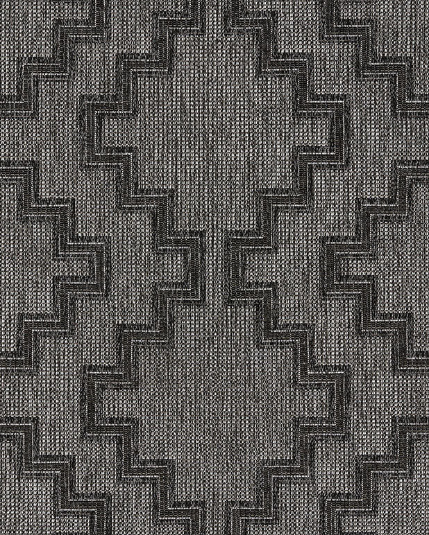 Harbor Charcoal Trellis Outdoor Rug 5-Rugs - indoor/outdoor Momeni