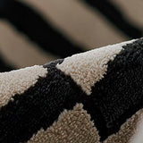 Xavier Black Lines Rug