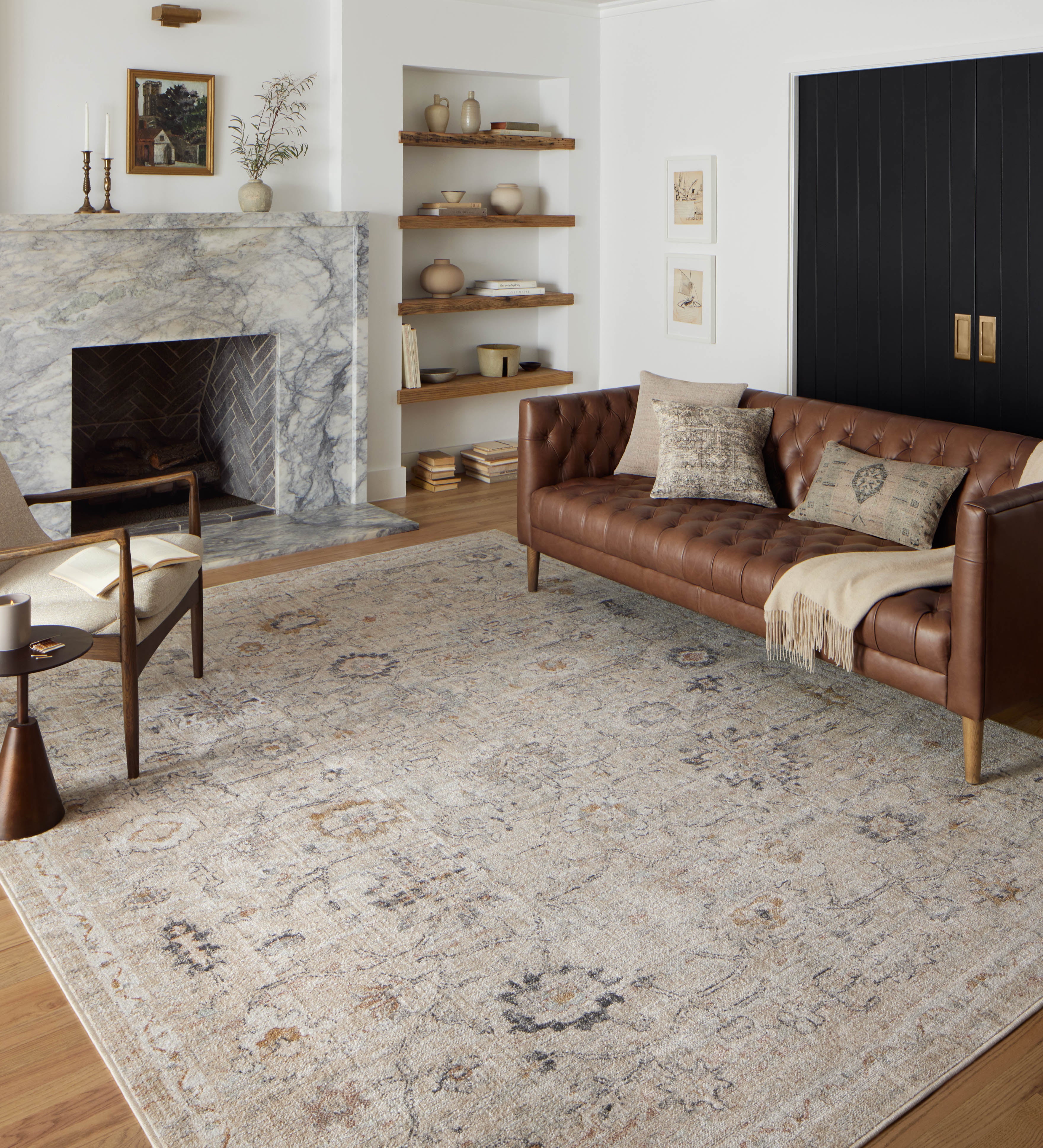 Loloi Monroe Natural / Multi Rug 0-RUGS-patterned Loloi