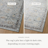 Loloi Monroe Sky / Gold Rug 0-RUGS-patterned Loloi