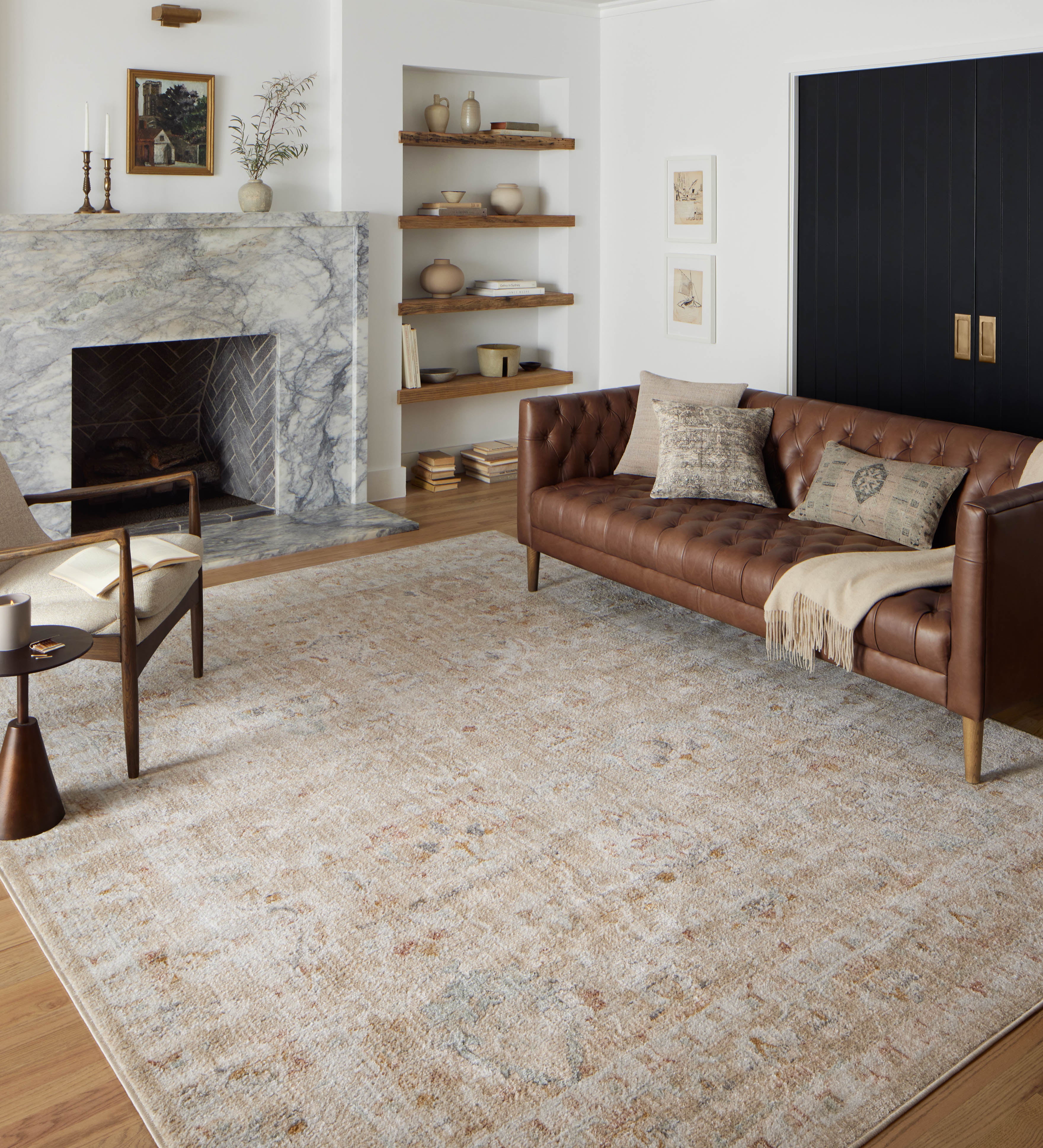 Loloi Monroe Sand / Sunrise Rug 0-RUGS-patterned Loloi