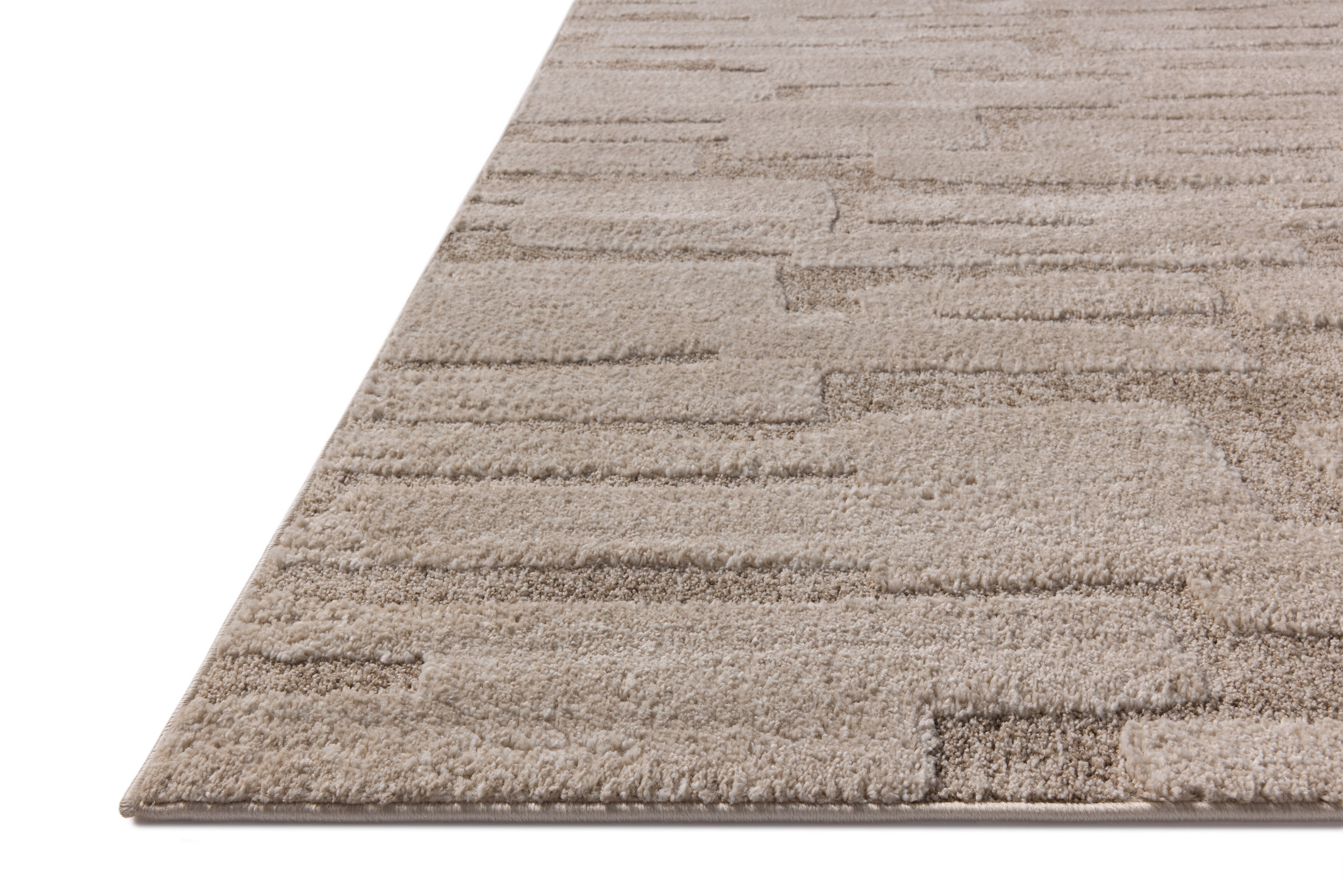 Amber Lewis x Loloi Monty Taupe / Beige Rug RUGS - synthetic Loloi