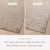 Amber Lewis x Loloi Monty Beige / Natural Rug RUGS - synthetic Loloi