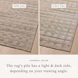Amber Lewis x Loloi Monty Pebble / Beige Rug RUGS - synthetic Loloi