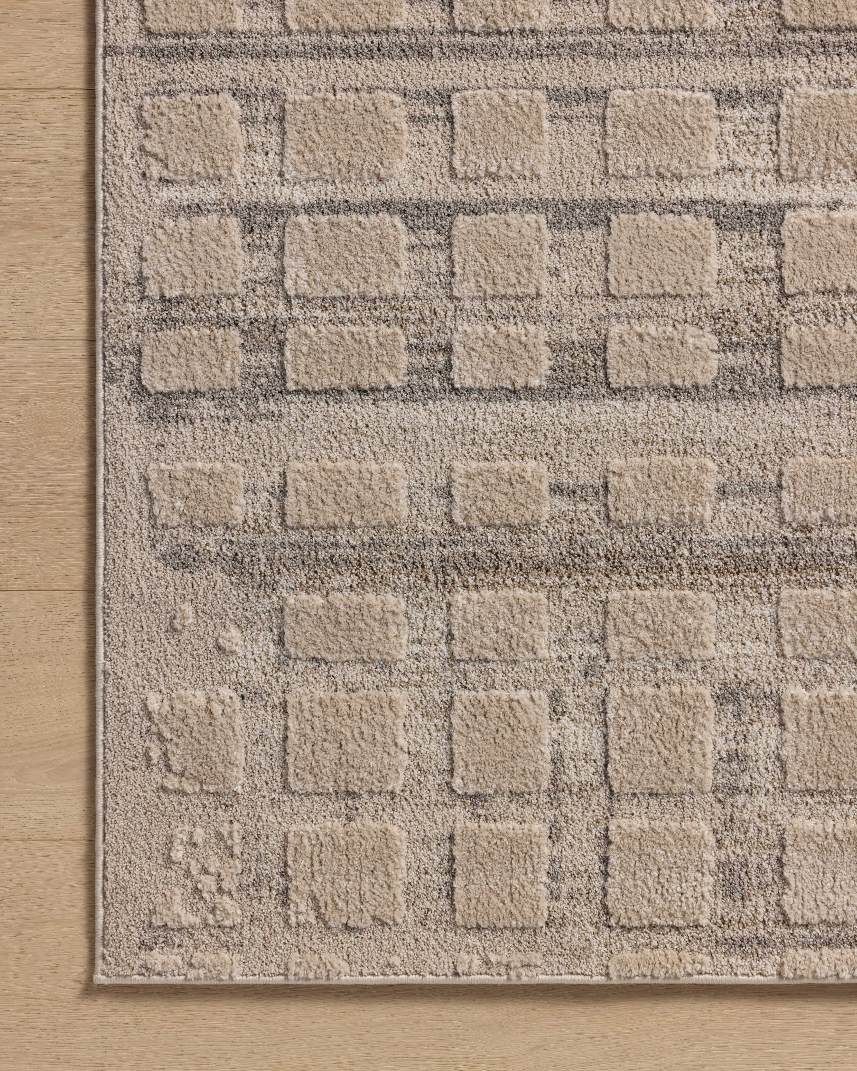Amber Lewis x Loloi Monty Pebble / Beige Rug RUGS - synthetic Loloi