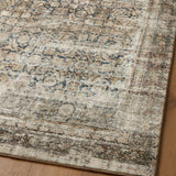 Amber Lewis x Loloi Navy / Sand Rug RUGS - synthetic Loloi