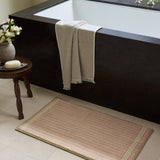 Chris Loves Julia x Loloi Marvin Blush / Ivory Bath Mat - Rug & Weave