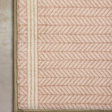 Chris Loves Julia x Loloi Marvin Blush / Ivory Bath Mat - Rug & Weave