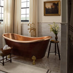 Chris Loves Julia x Loloi Marvin Ivory / Charcoal Bath Mat - Rug & Weave