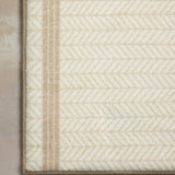 Chris Loves Julia x Loloi Marvin Ivory / Neutral Bath Mat - Rug & Weave