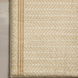 Chris Loves Julia x Loloi Marvin Wheat / Ivory Bath Mat - Rug & Weave
