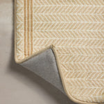 Chris Loves Julia x Loloi Marvin Wheat / Ivory Bath Mat - Rug & Weave