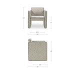 Harris Accent Chair FURNITURE - accent chair Moe's Furniture