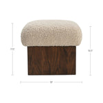 Serge Ottoman FURNITURE - ottoman Moe's Furniture
