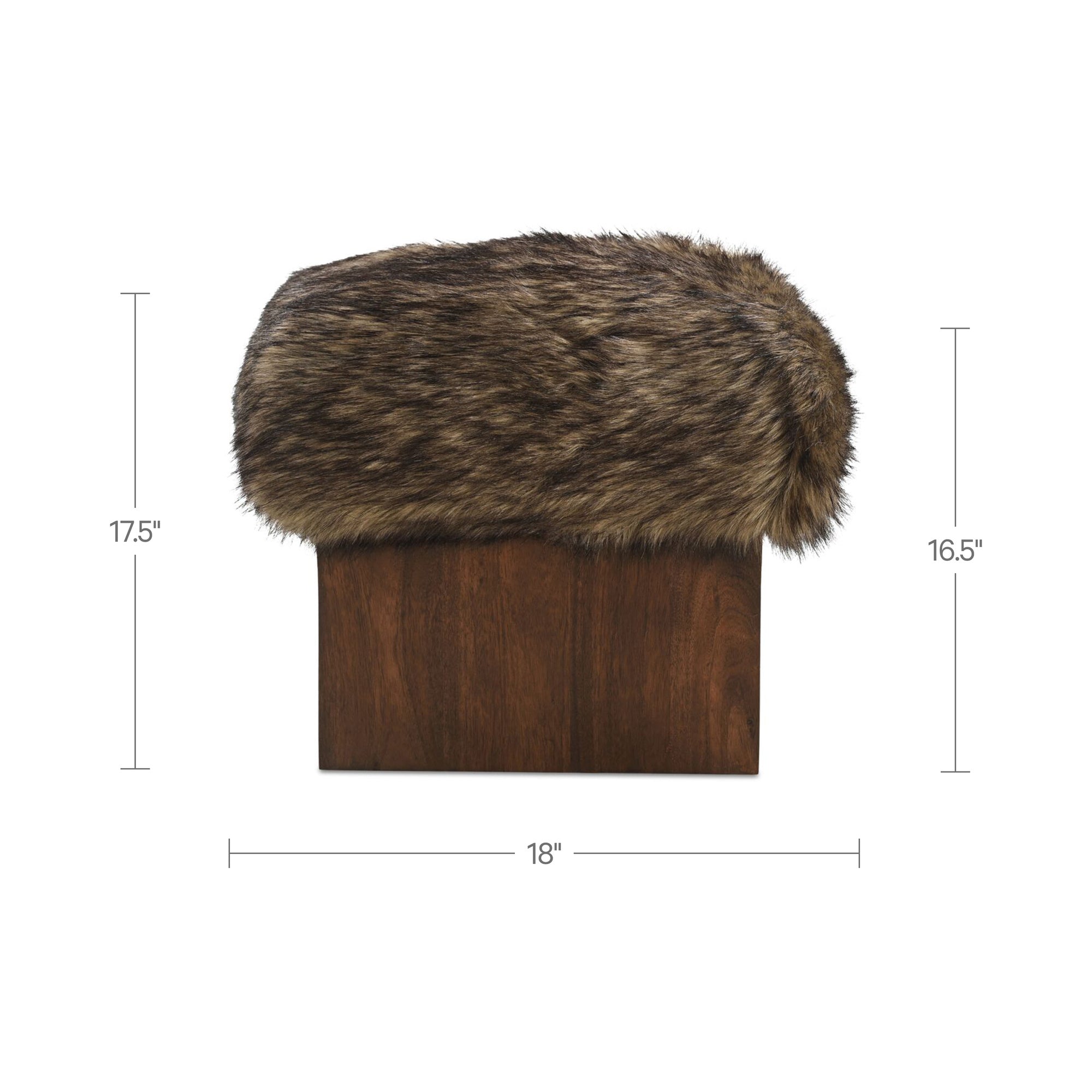 Serge Ottoman FURNITURE - ottoman Moe's Furniture