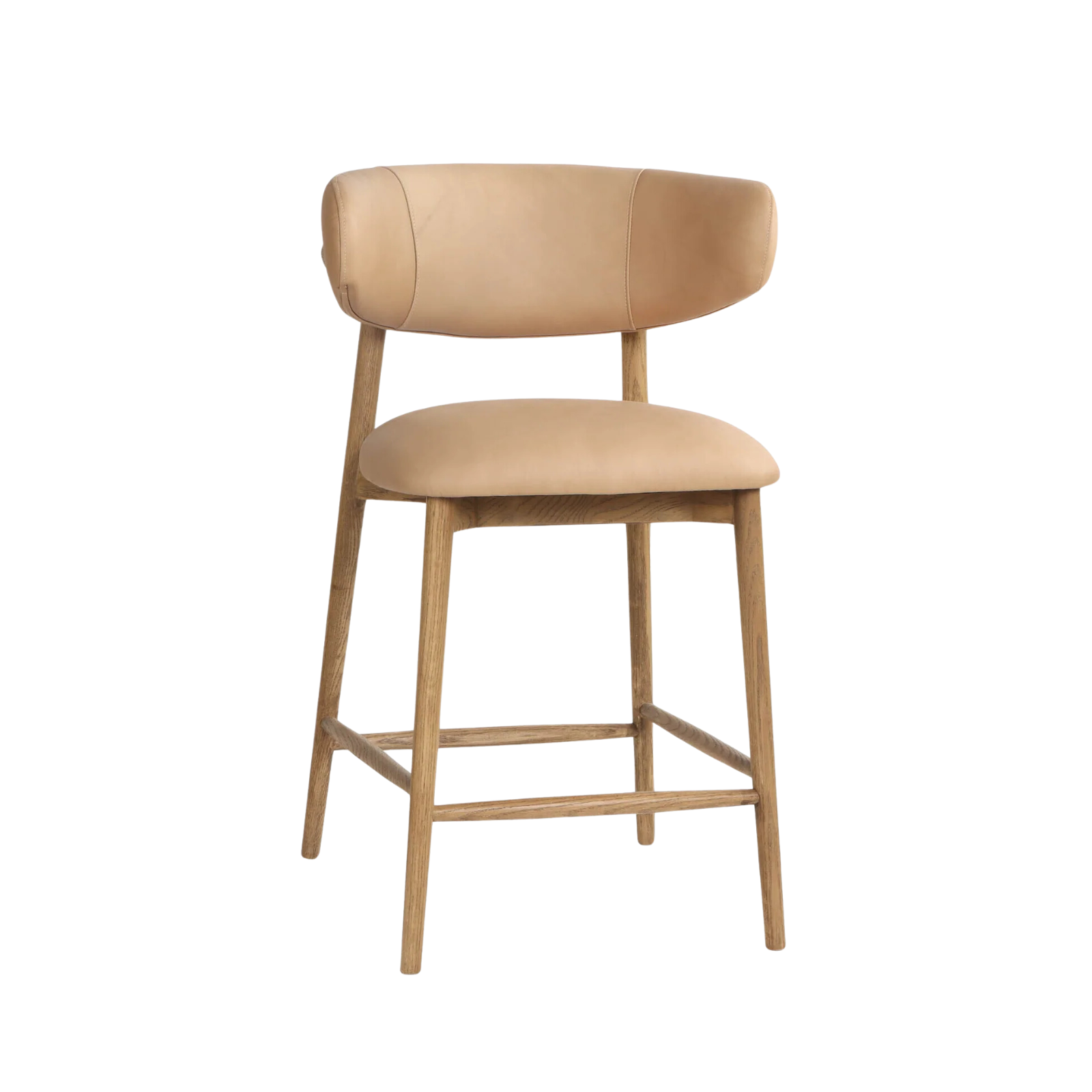 Mila Leather Counter Stool