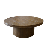 Milo Reclaimed Round Wood Coffee Table - Rug & Weave