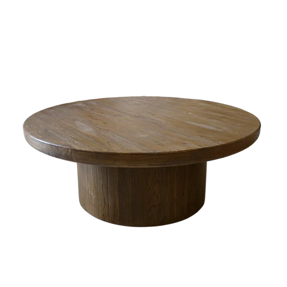 FLOOR MODEL - Milo Reclaimed Round Wood Coffee Table FURNITURE - floor model Hauer Market
