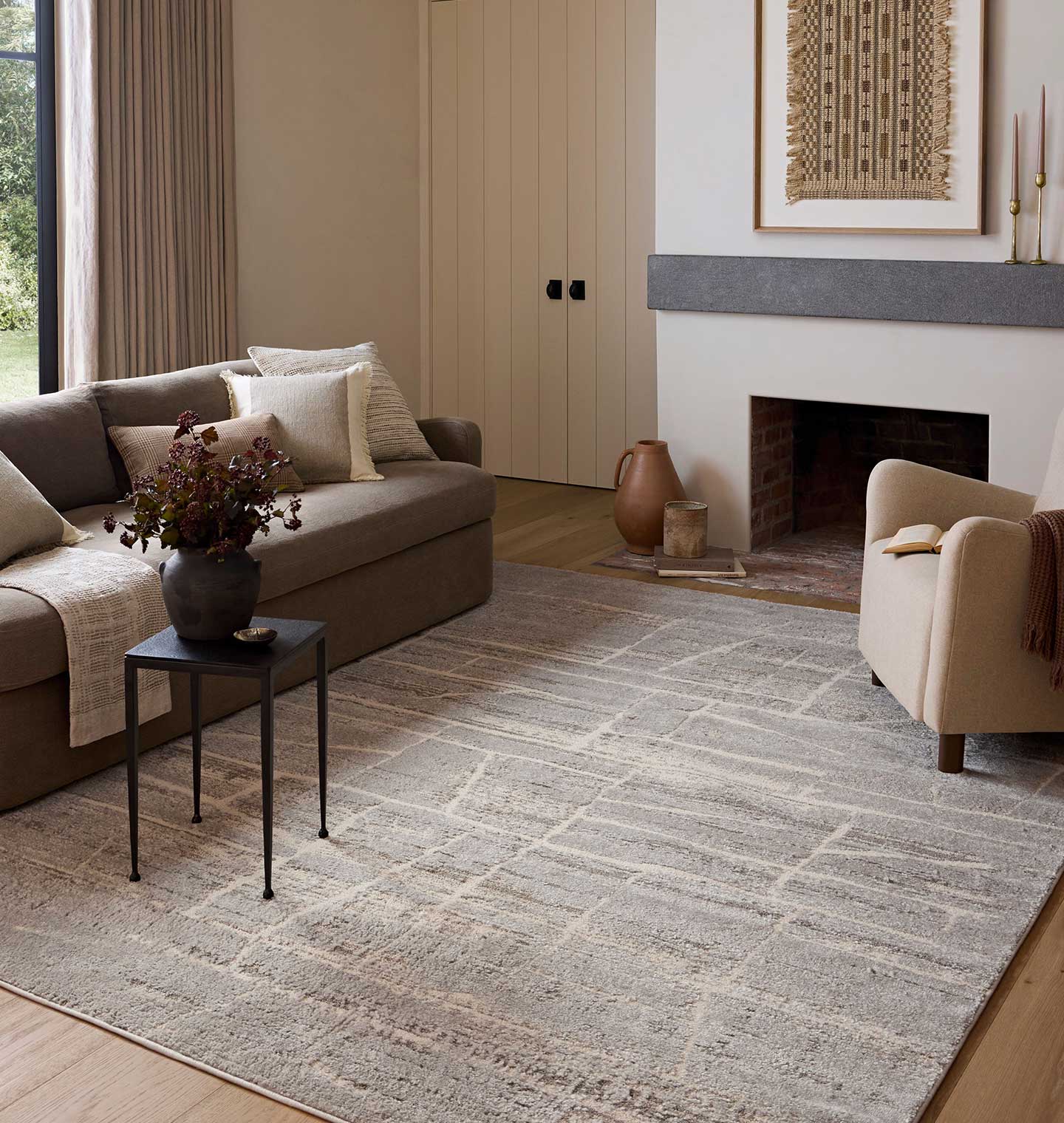 IN STORE - Amber Lewis x Loloi Monty Natural / Mist IN STORE - Rugs Loloi