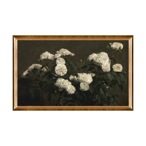 "Roses in Reverie" Framed Art Print
